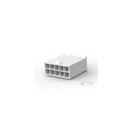 Te Connectivity 10 DUAC PLUG HSG 94V-2 FR/HANG 1-794542-0